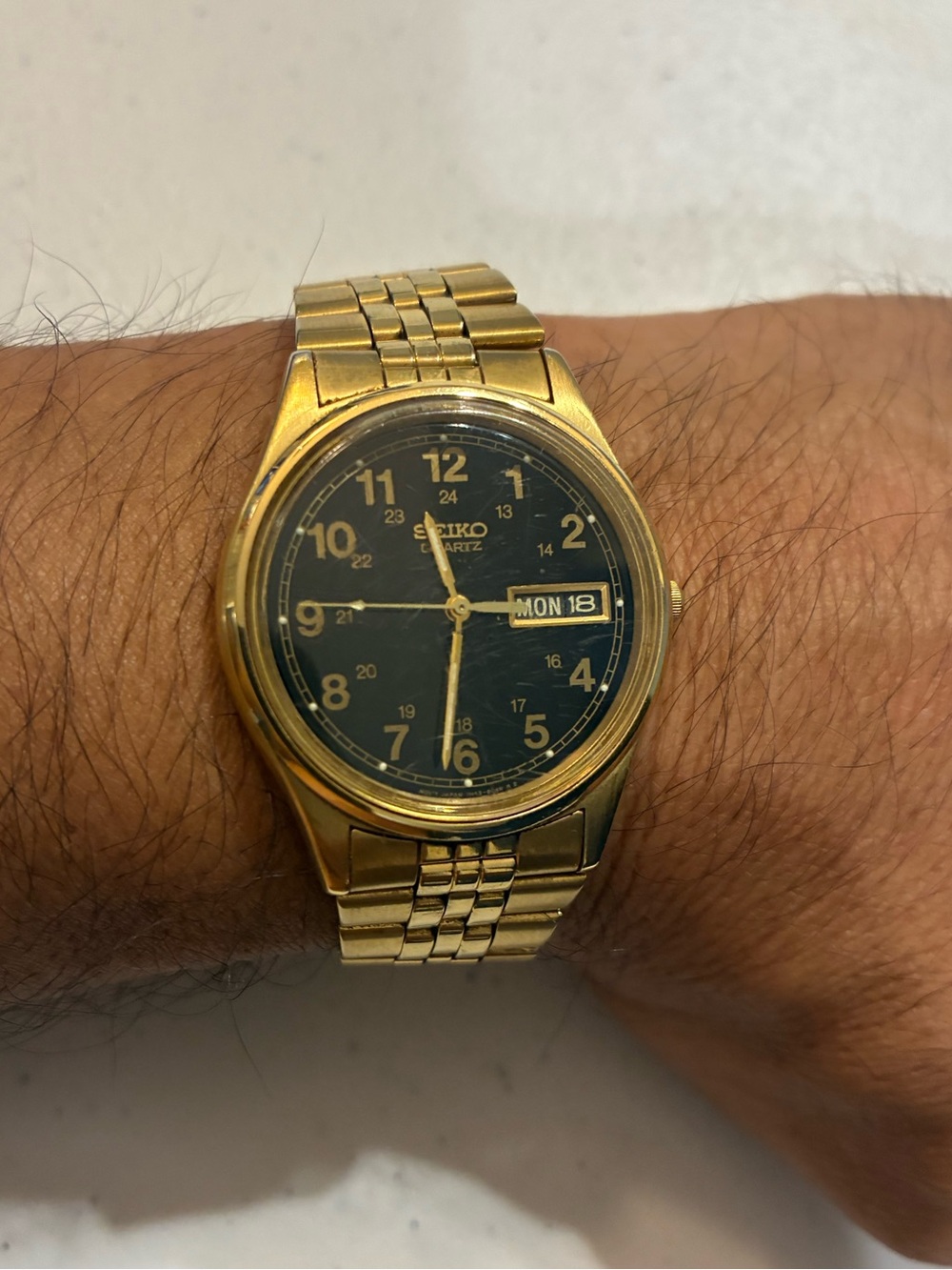 Seiko Gold Tone Men’s Watch